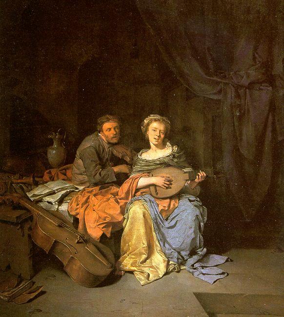 BEGA, Cornelis The Duet  hgg Sweden oil painting art
